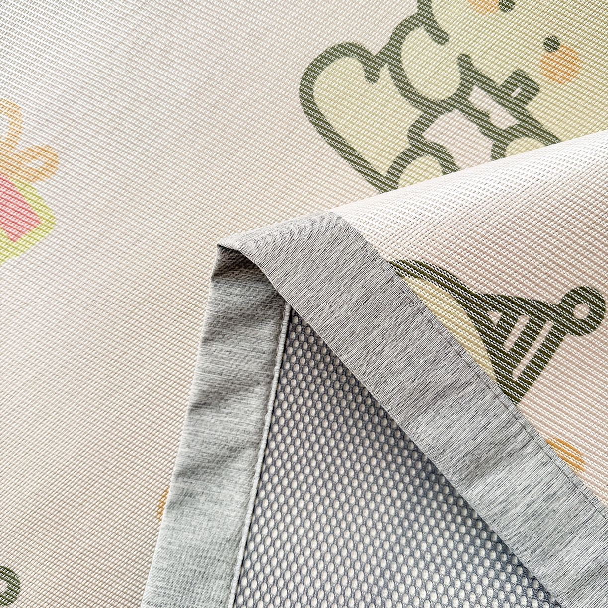 91家纺网 家纺一手货源 找家纺 懒猫家纺 2026新款250D数码印花宽边圆网冰丝凉席 礼物恐龙