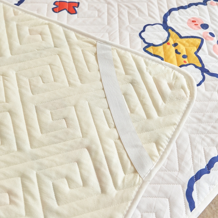 91家纺网 家纺一手货源 找家纺 舒居家纺 2026新款学生床全棉软床垫床盖 卡哇伊