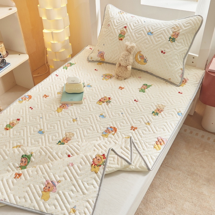 91家纺网 家纺一手货源 找家纺 舒居家纺 2026新款学生床全棉软床垫床盖 魔法精灵