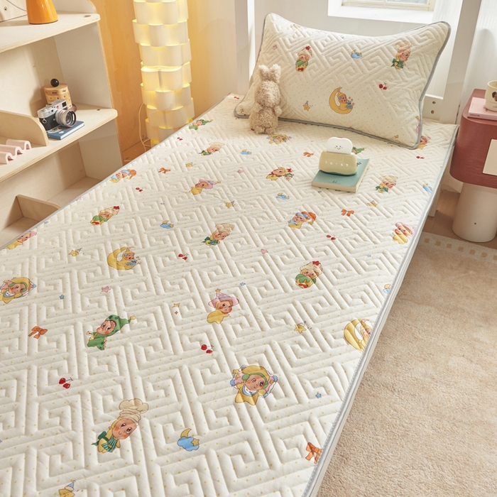 91家纺网 家纺一手货源 找家纺 舒居家纺 2026新款学生床全棉软床垫床盖 魔法精灵