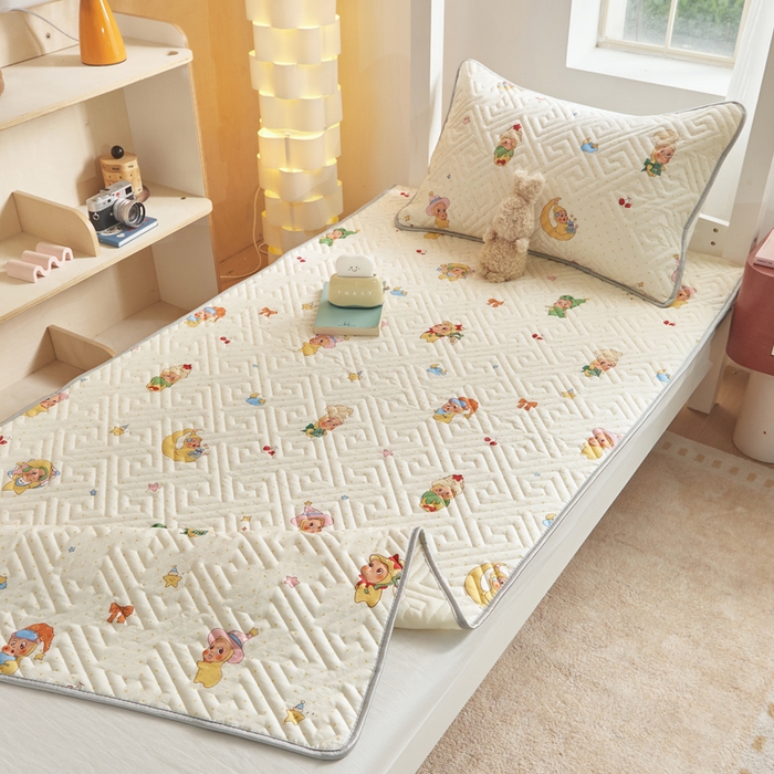 91家纺网 家纺一手货源 找家纺 舒居家纺 2026新款学生床全棉软床垫床盖 魔法精灵