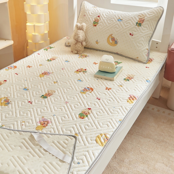 91家纺网 家纺一手货源 找家纺 舒居家纺 2026新款学生床全棉软床垫床盖 魔法精灵