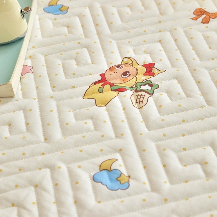 91家纺网 家纺一手货源 找家纺 舒居家纺 2026新款学生床全棉软床垫床盖 魔法精灵