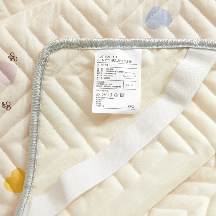 91家纺网 家纺一手货源 找家纺 舒居家纺 2026新款学生床全棉软床垫床盖 萌萌心语
