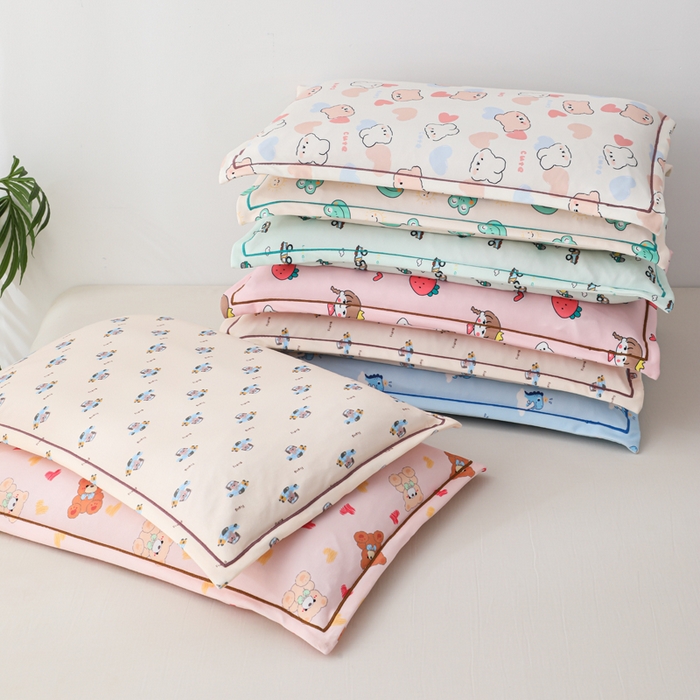 91家纺网 家纺一手货源 找家纺 （总）仁宇枕业 2026新款新品清凉豆豆盛夏时光系列冰豆豆立体全荞麦枕头枕芯