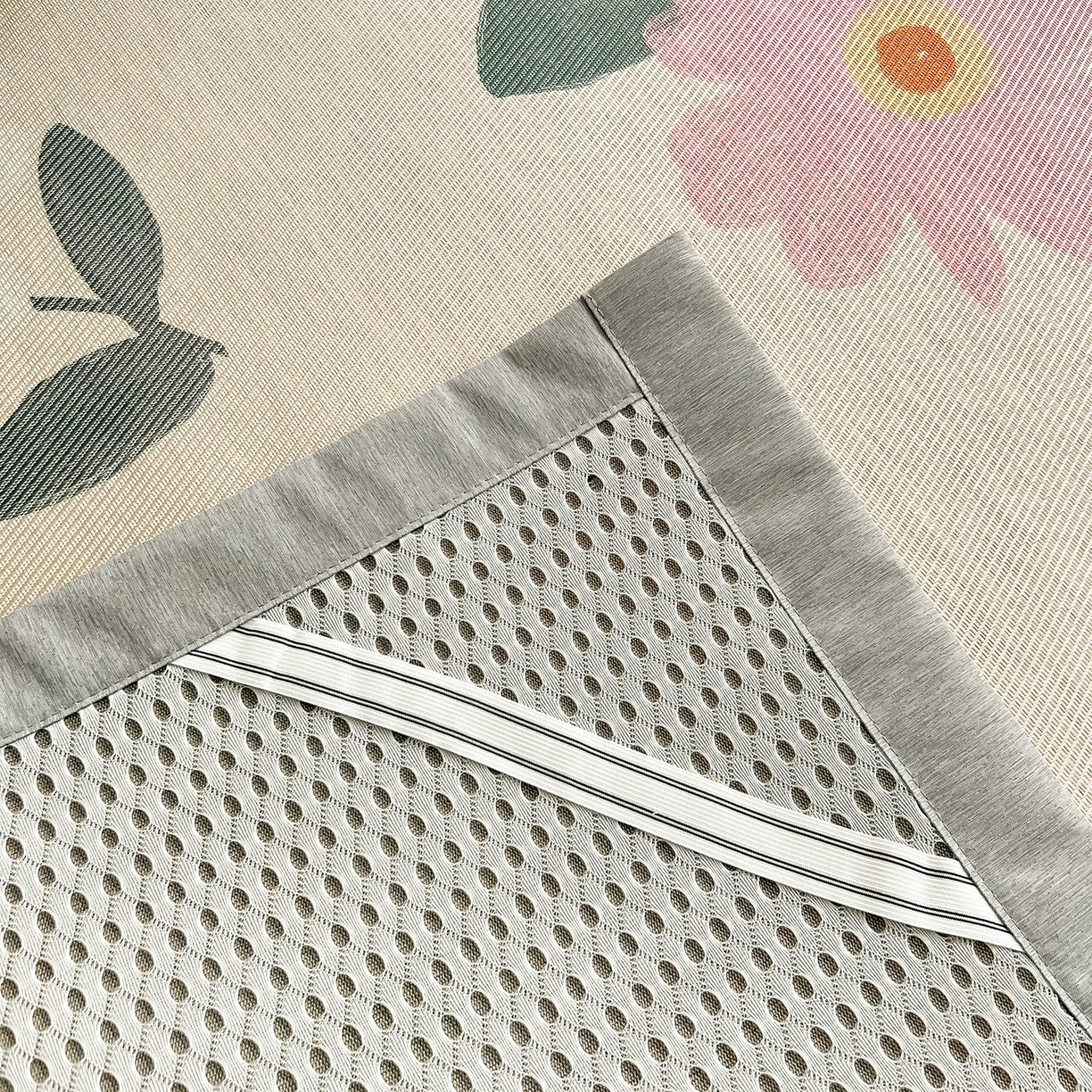 91家纺网 家纺一手货源 找家纺 懒猫家纺 2026新款250D数码印花宽边圆网冰丝凉席 清晨