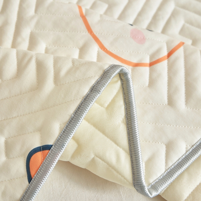 91家纺网 家纺一手货源 找家纺 舒居家纺 2026新款学生床全棉软床垫床盖 飞天萝卜