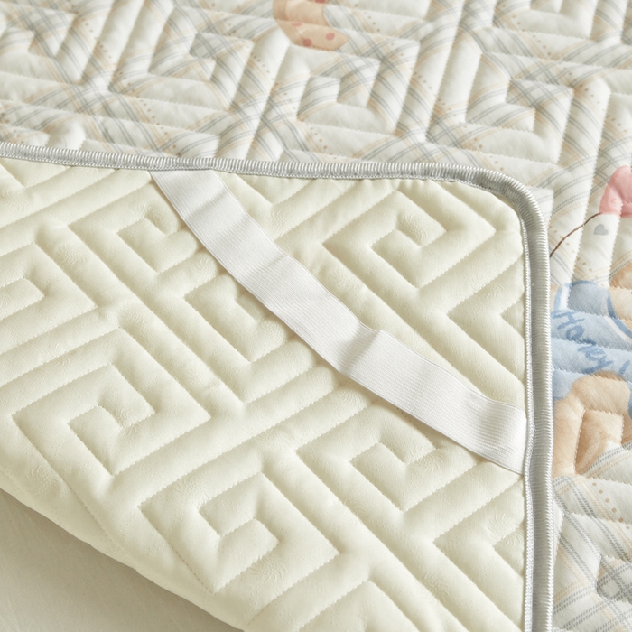 91家纺网 家纺一手货源 找家纺 舒居家纺 2026新款学生床全棉软床垫床盖 浮云初梦