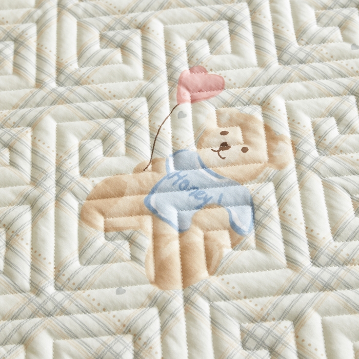 91家纺网 家纺一手货源 找家纺 舒居家纺 2026新款学生床全棉软床垫床盖 浮云初梦