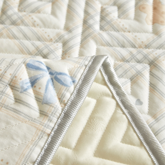 91家纺网 家纺一手货源 找家纺 舒居家纺 2026新款学生床全棉软床垫床盖 浮云初梦