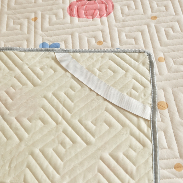 91家纺网 家纺一手货源 找家纺 舒居家纺 2026新款学生床全棉软床垫床盖 南瓜派