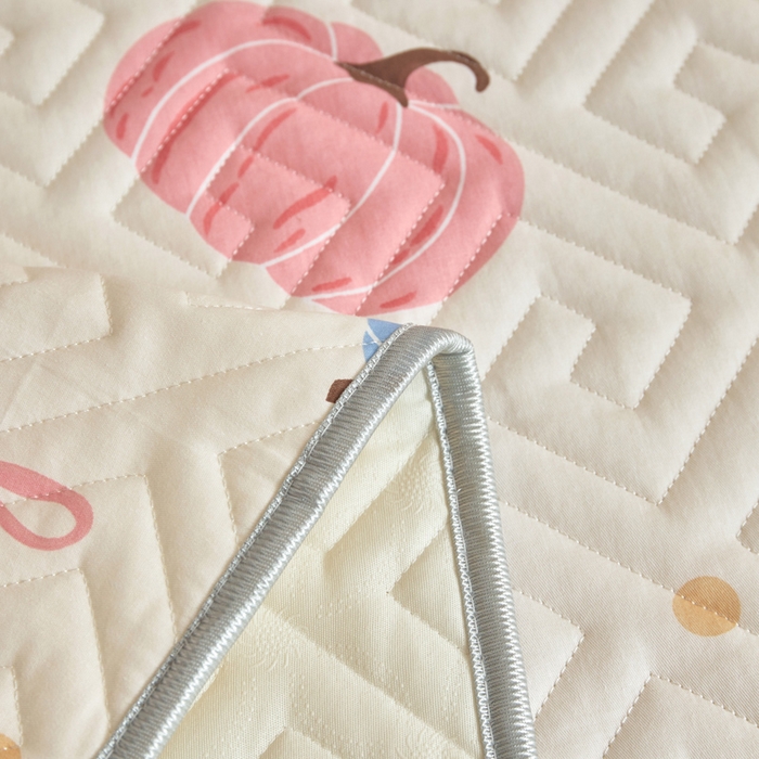 91家纺网 家纺一手货源 找家纺 舒居家纺 2026新款学生床全棉软床垫床盖 南瓜派