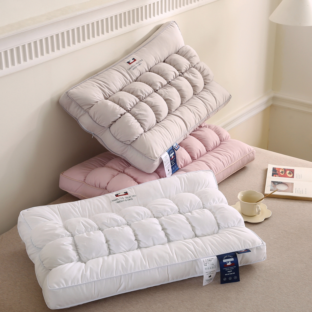 91家纺网 家纺一手货源 找家纺 （总）仁宇枕业 2026新款新一代格式牵引枕头枕芯