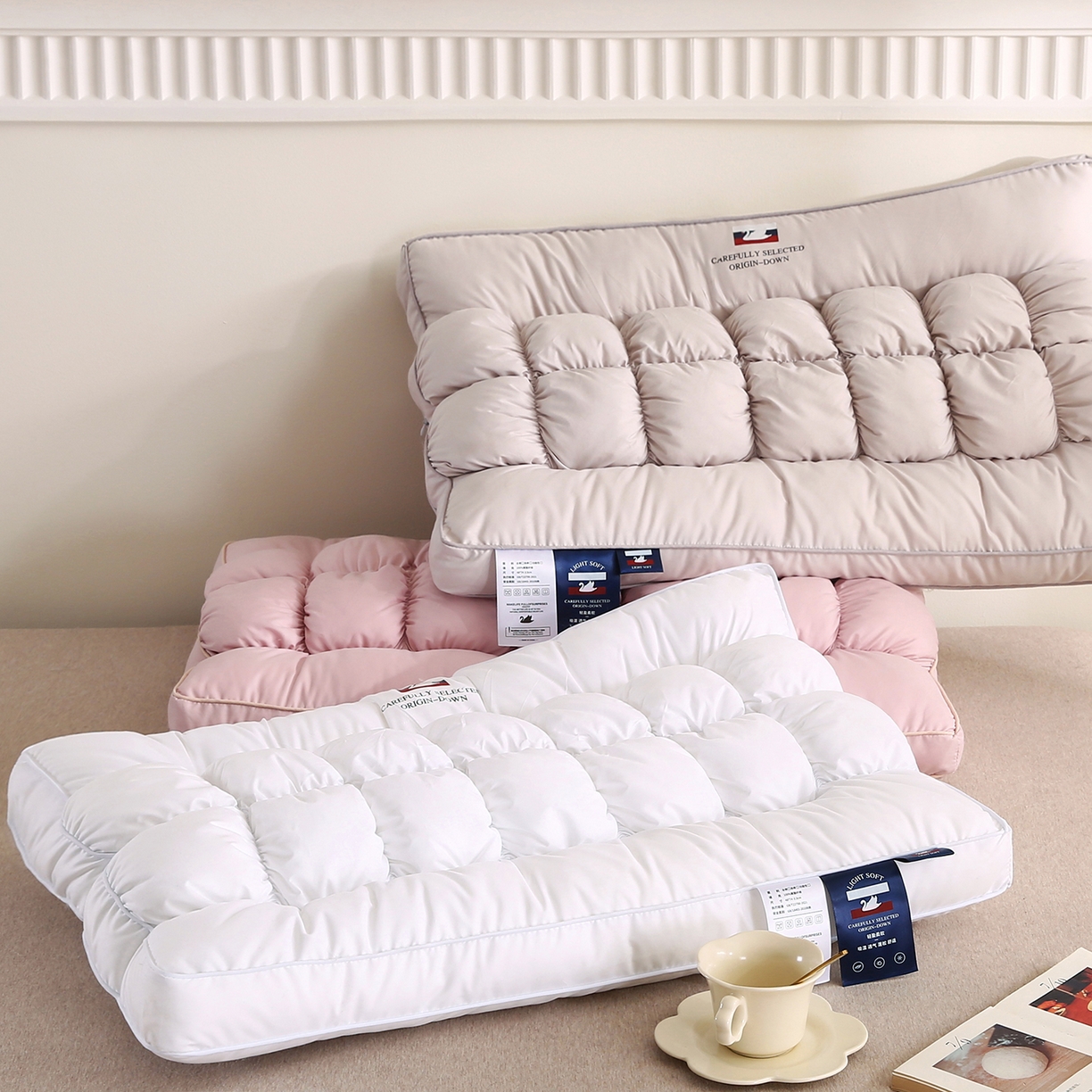 91家纺网 家纺一手货源 找家纺 （总）仁宇枕业 2026新款新一代格式牵引枕头枕芯