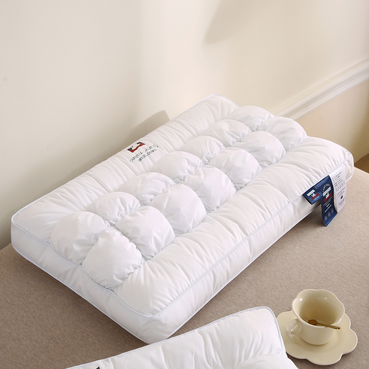 91家纺网 家纺一手货源 找家纺 （总）仁宇枕业 2026新款新一代格式牵引枕头枕芯