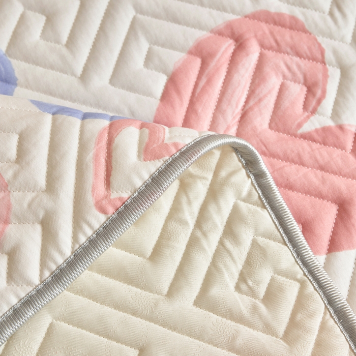 91家纺网 家纺一手货源 找家纺 舒居家纺 2026新款学生床全棉软床垫床盖 小兔可可