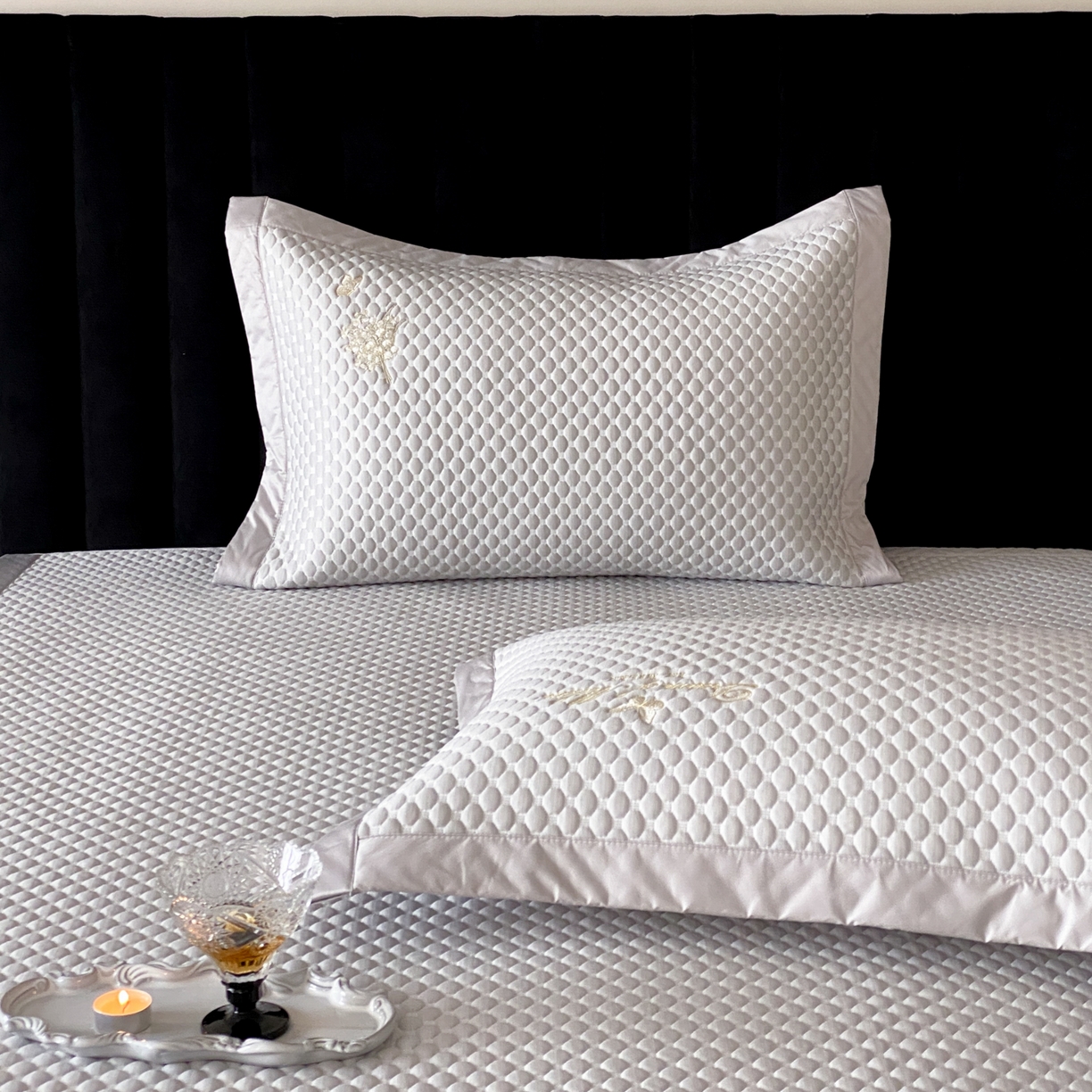 91家纺网 家纺一手货源 找家纺 （总）云栖家居 2026新款春夏凉豆豆PE冰感凉席席子全棉宽边软平席-铃兰