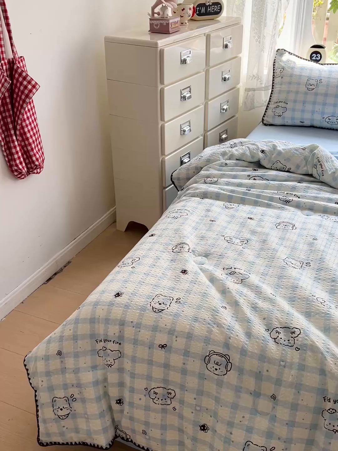 91家纺网 家纺一手货源 找家纺 恒尚居 2026新款A类泡芙纱贝壳边夏被夏凉被四件套空调被三角针绣边 【兰格奶狗】贝壳边