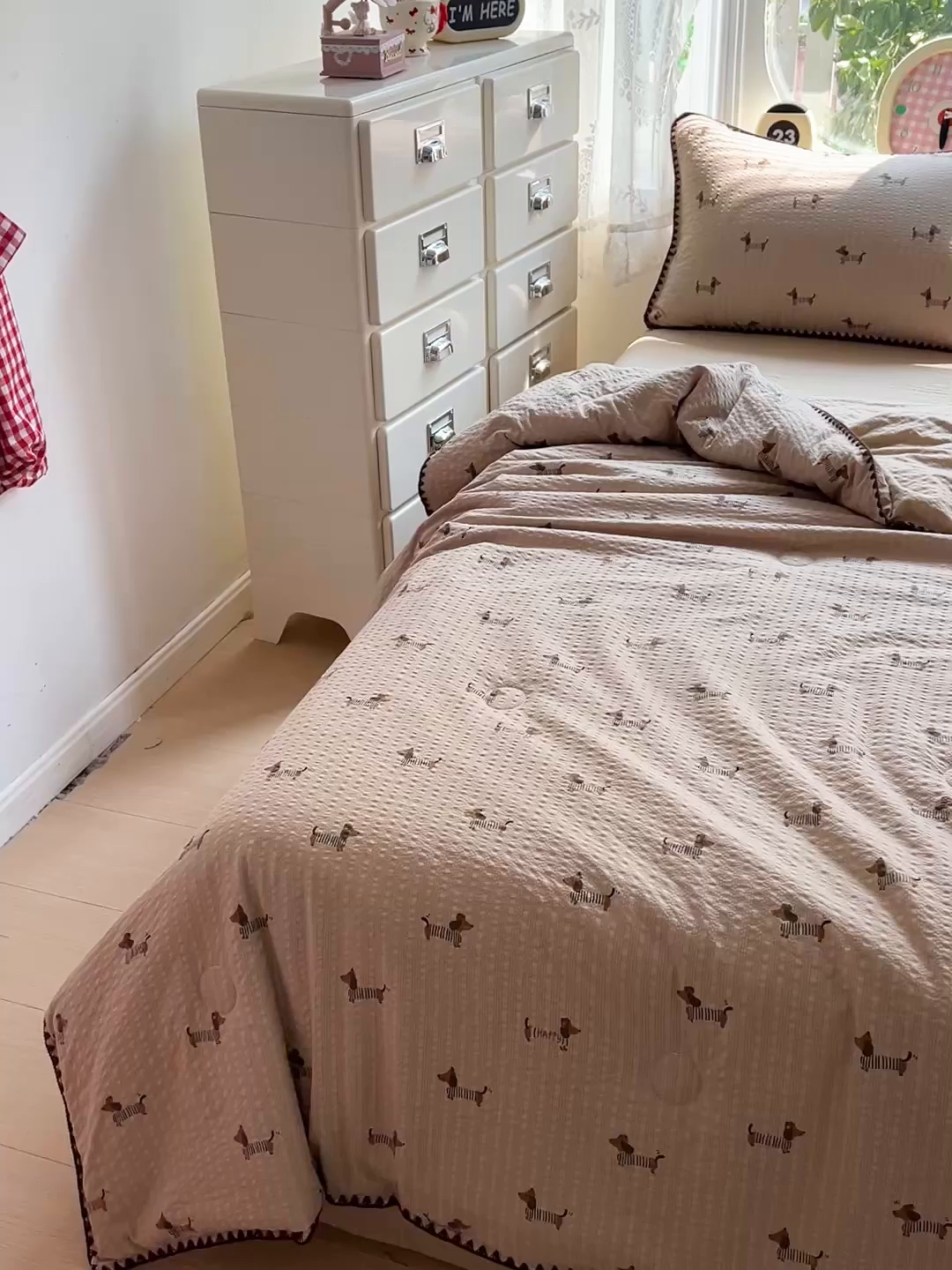 91家纺网 家纺一手货源 找家纺 恒尚居 2026新款A类泡芙纱贝壳边夏被夏凉被四件套空调被三角针绣边 【旺财】贝壳边