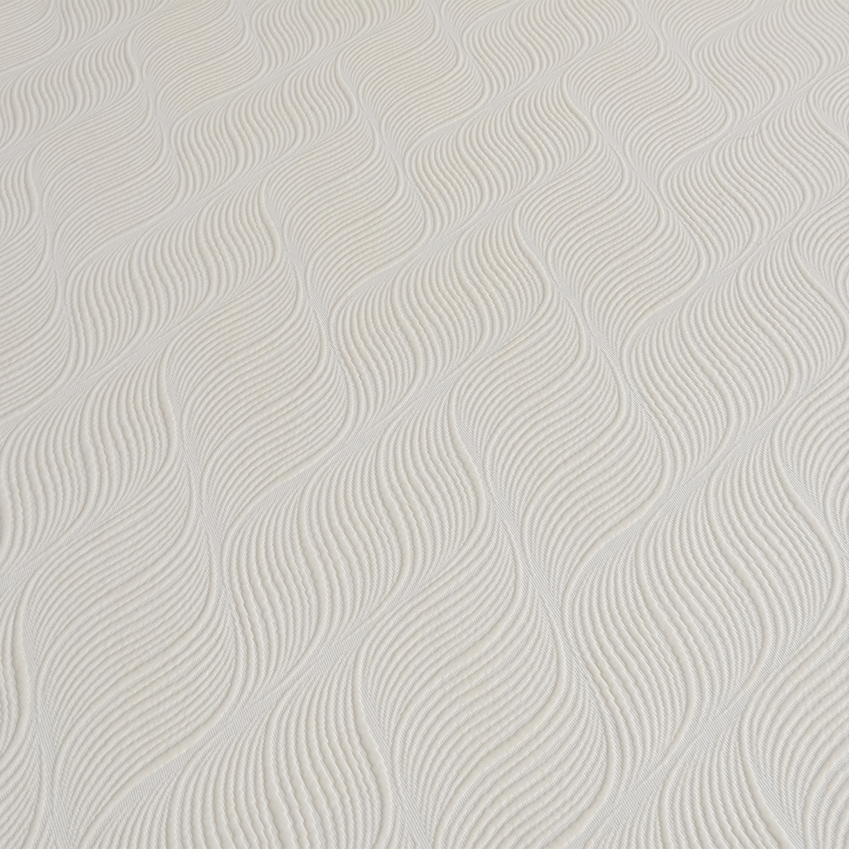 91家纺网 家纺一手货源 找家纺 赛丽雅 2026春夏新款480克A类PE聚乙烯提花冰豆豆凉感床裙款凉席三件套席子空调软席 素色主义-米色