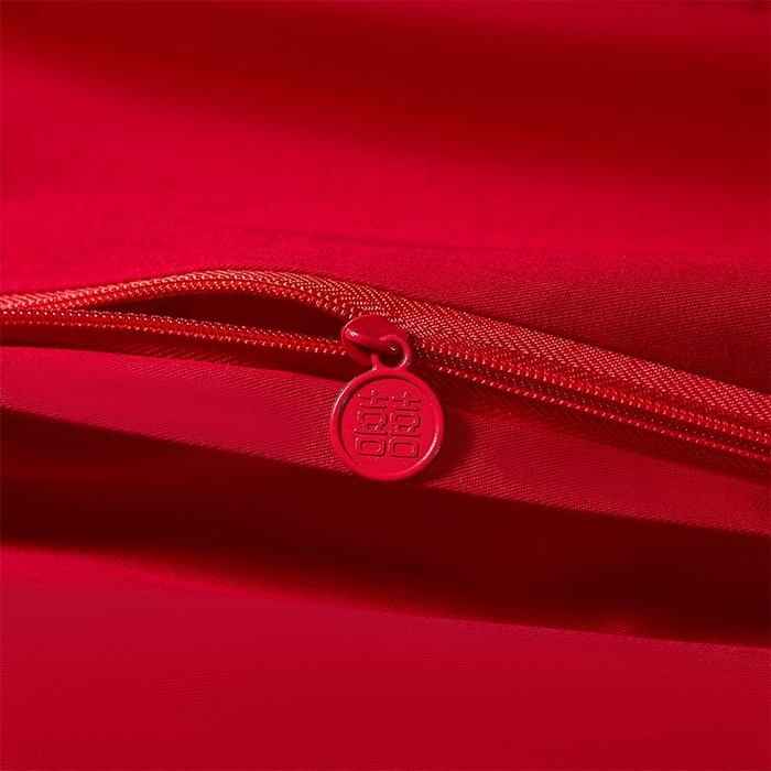 91家纺网 家纺一手货源 找家纺 博之洋婚庆 2026新款全棉纯棉长绒棉刺绣婚庆四件套多件套 福瑞呈祥