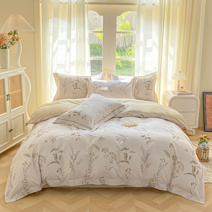 91家纺网 家纺一手货源 找家纺 （总）凌鼎 2026新款高支高密100%全棉数码印花四件套