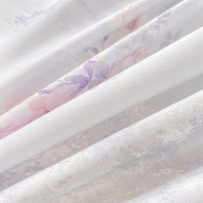 91家纺网 家纺一手货源 找家纺 凌鼎 2026新款高支高密100%全棉数码印花四件套 梦游园紫