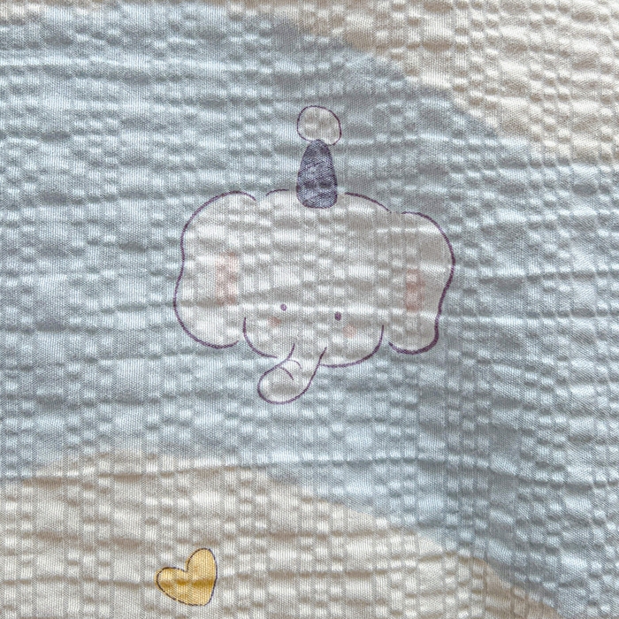 91家纺网 家纺一手货源 找家纺 仟网汇 2026新款法式花边泡芙纱夏被四件套 南瓜象