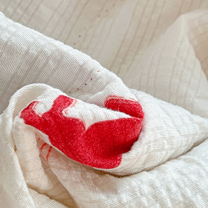 91家纺网 家纺一手货源 找家纺 仟网汇 2026新款法式花边泡芙纱夏被四件套 小红马