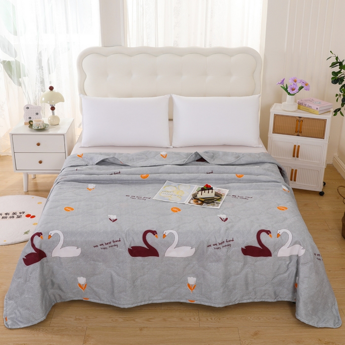 91家纺网 家纺一手货源 找家纺 （总）太阳树家纺 2026新款钻石绒亲肤夏凉被夏被空调被