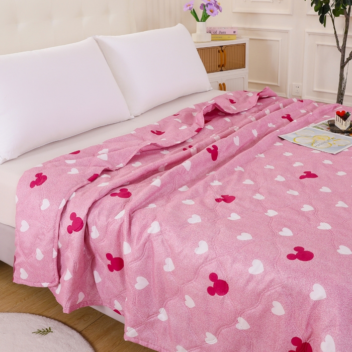 91家纺网 家纺一手货源 找家纺 （总）太阳树家纺 2026新款钻石绒亲肤夏凉被夏被空调被