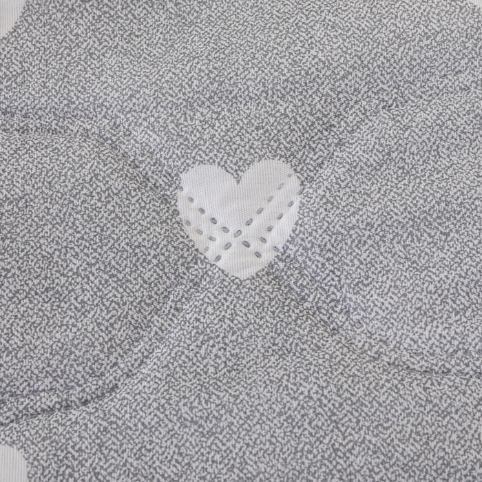 91家纺网 家纺一手货源 找家纺 太阳树家纺 2026新款钻石绒亲肤夏凉被夏被空调被 爱心-灰色