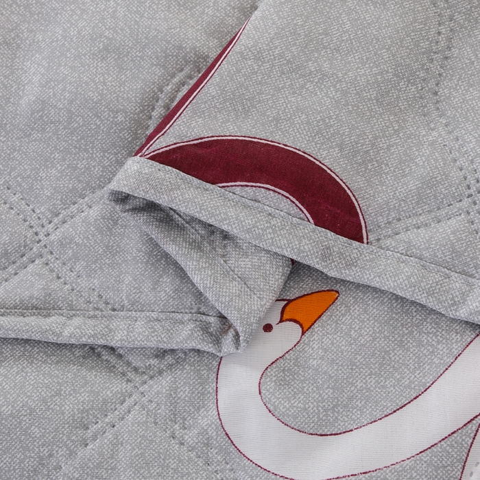 91家纺网 家纺一手货源 找家纺 太阳树家纺 2026新款钻石绒亲肤夏凉被夏被空调被 天鹅恋-灰