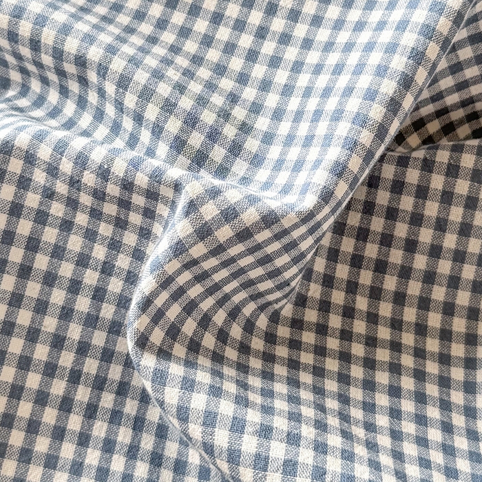 91家纺网 家纺一手货源 找家纺 鑫田家纺 2026新款全棉水洗棉四件套纯棉格子学生宿舍床单三件套床笠套件 巴厘岛蓝