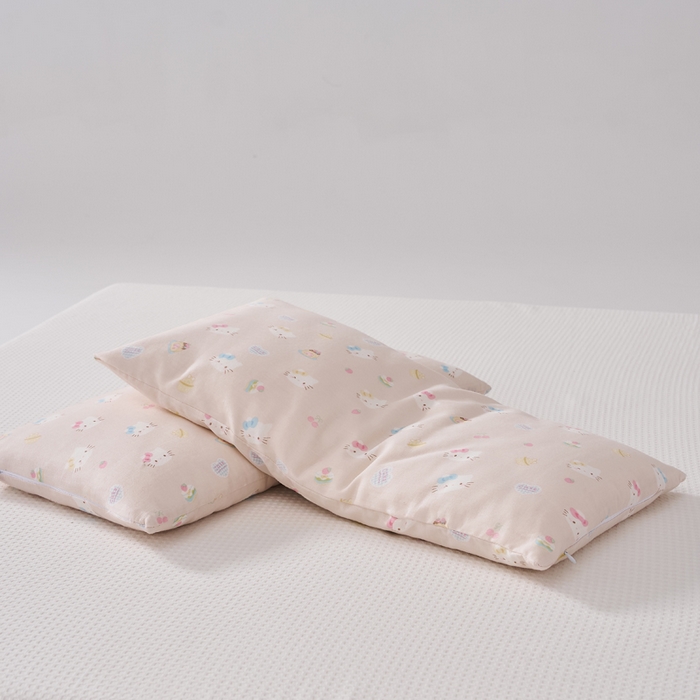 91家纺网 家纺一手货源 找家纺 暖阳 2026新款儿童全棉加长款棉花枕 儿童加长枕-好多喵喵