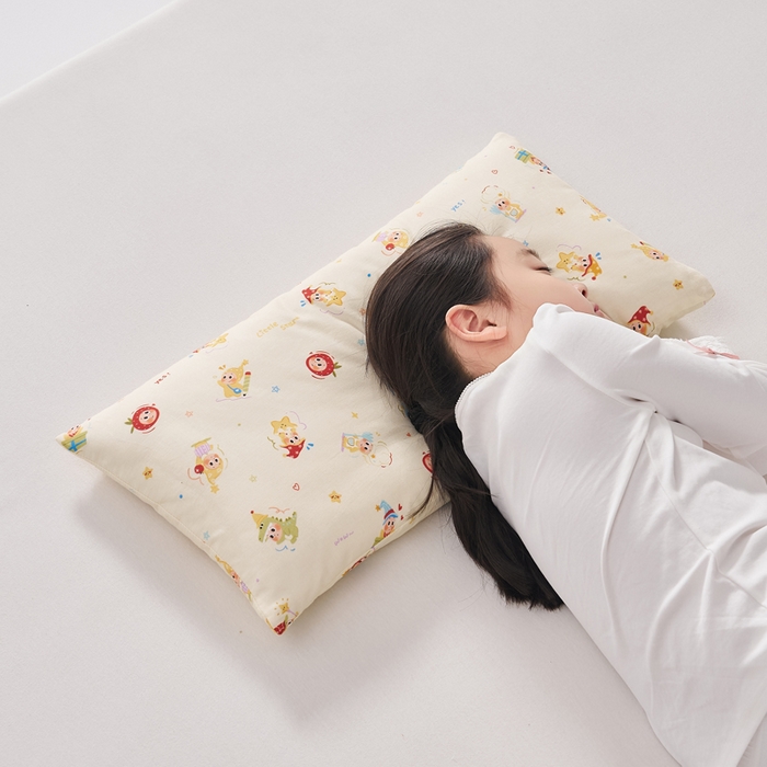 91家纺网 家纺一手货源 找家纺 暖阳 2026新款儿童全棉加长款棉花枕 儿童加长枕-好多星仔