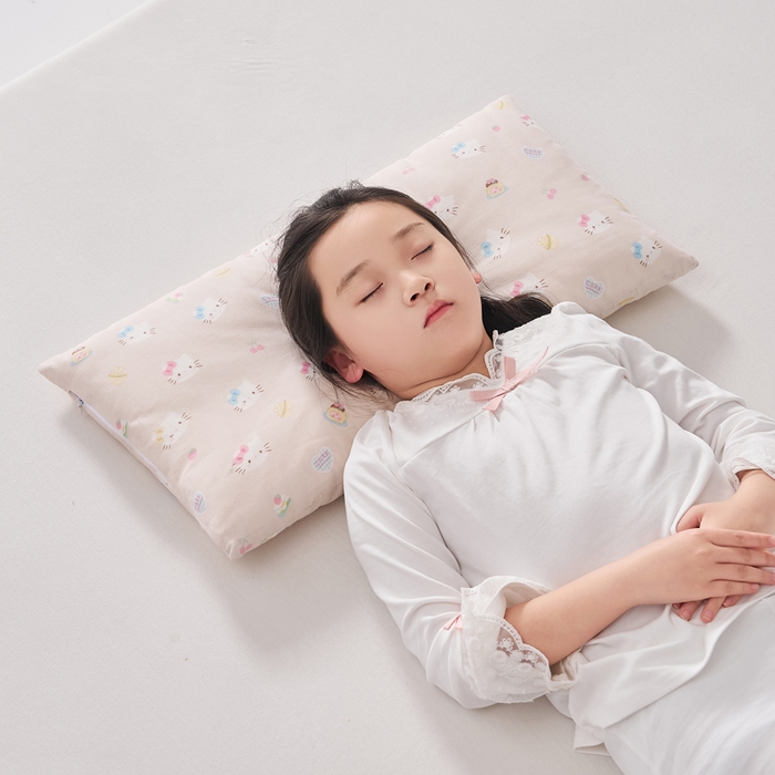 91家纺网 家纺一手货源 找家纺 暖阳 2026新款儿童全棉加长款棉花枕 儿童加长枕-好多喵喵