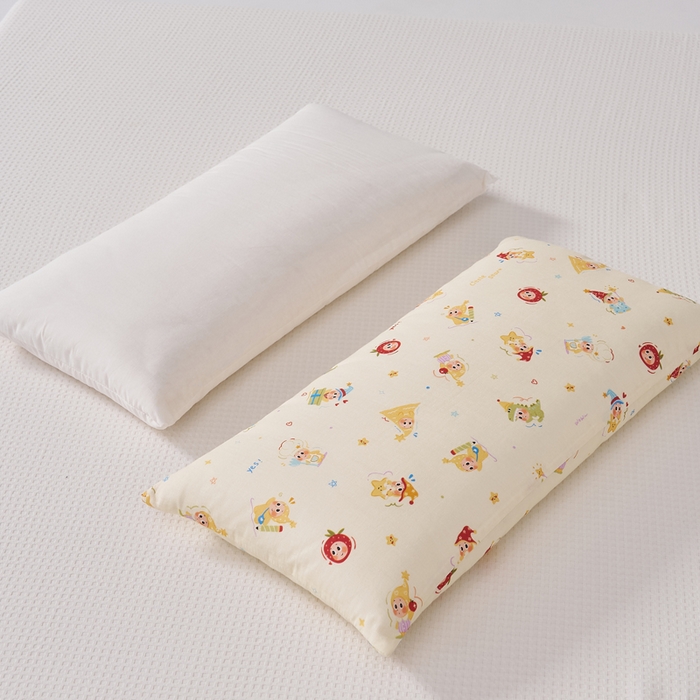 91家纺网 家纺一手货源 找家纺 暖阳 2026新款儿童全棉加长款棉花枕 儿童加长枕-好多星仔