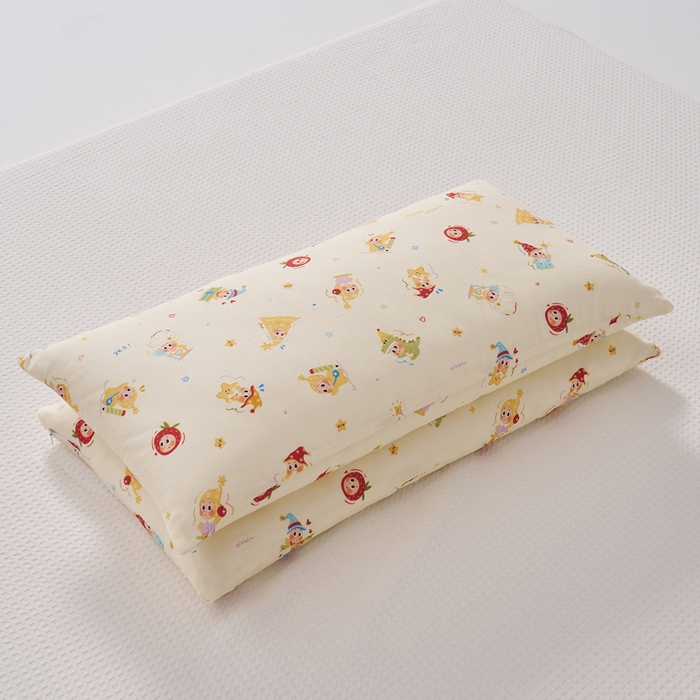 91家纺网 家纺一手货源 找家纺 暖阳 2026新款儿童全棉加长款棉花枕 儿童加长枕-好多星仔