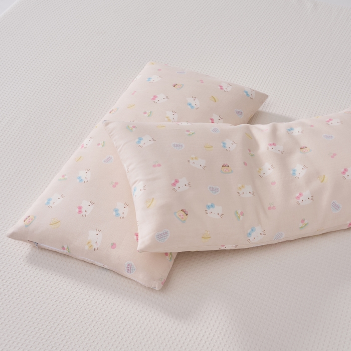 91家纺网 家纺一手货源 找家纺 暖阳 2026新款儿童全棉加长款棉花枕 儿童加长枕-好多喵喵