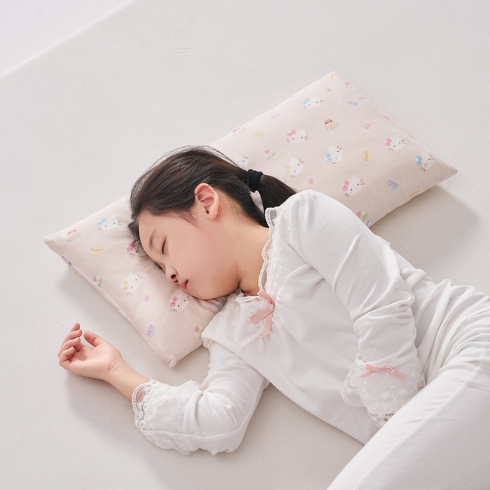 91家纺网 家纺一手货源 找家纺 暖阳 2026新款儿童全棉加长款棉花枕 儿童加长枕-好多喵喵