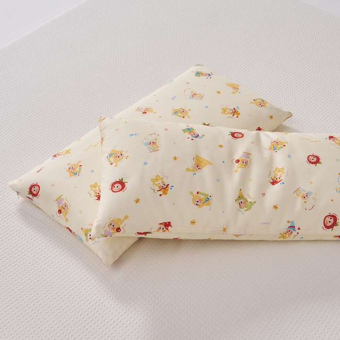 91家纺网 家纺一手货源 找家纺 暖阳 2026新款儿童全棉加长款棉花枕 儿童加长枕-好多星仔