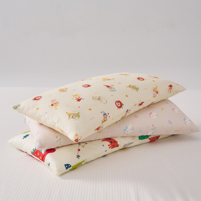 91家纺网 家纺一手货源 找家纺 暖阳 2026新款儿童全棉加长款棉花枕 组合图