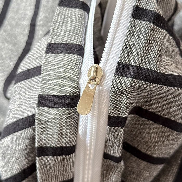 91家纺网 家纺一手货源 找家纺 鑫田家纺 2026新款全棉水洗棉四件套纯棉格子学生宿舍床单三件套床笠套件 灰川条纹