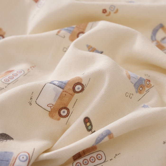 91家纺网 家纺一手货源 找家纺 暖阳 2026新款儿童双层纱布睡袋盖毯 睡袋-小挖机