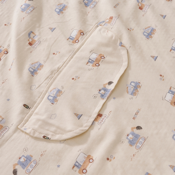 91家纺网 家纺一手货源 找家纺 暖阳 2026新款儿童双层纱布睡袋盖毯 睡袋-小挖机