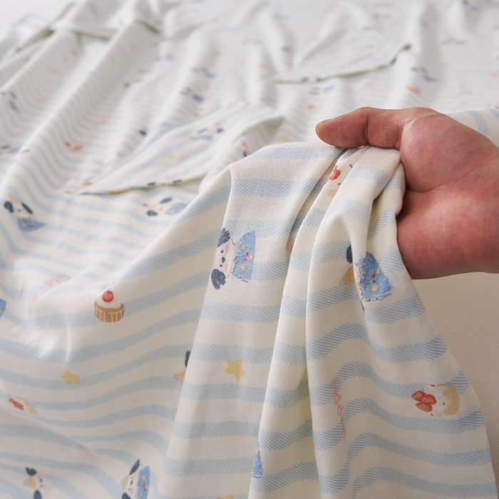 91家纺网 家纺一手货源 找家纺 暖阳 2026新款儿童双层纱布睡袋盖毯 睡袋-睡衣小狗