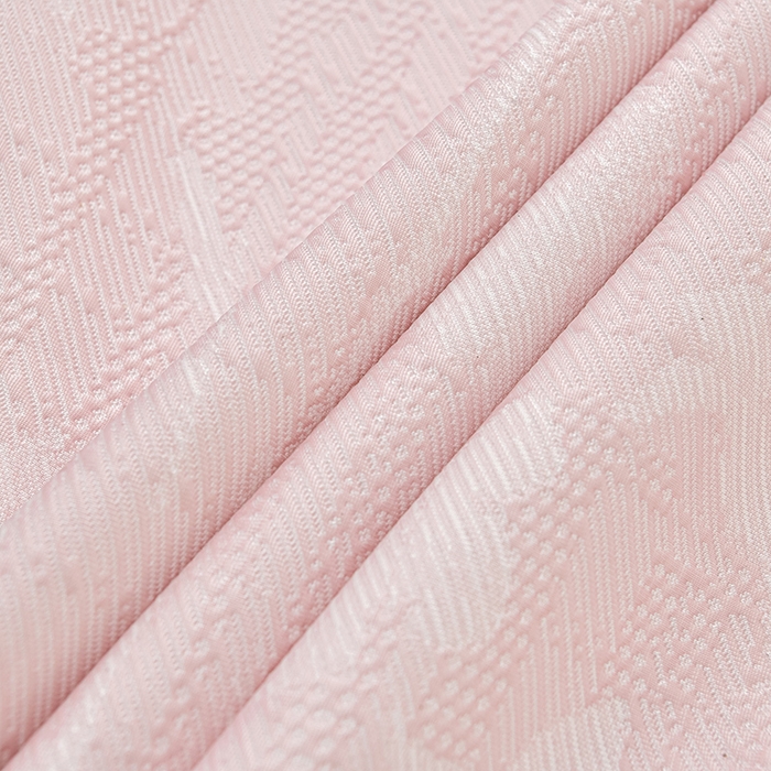 91家纺网 家纺一手货源 找家纺 绘萱家居 2026新款PE提花冰凉豆豆床裙款凉席席子凉席 春语佳人-粉