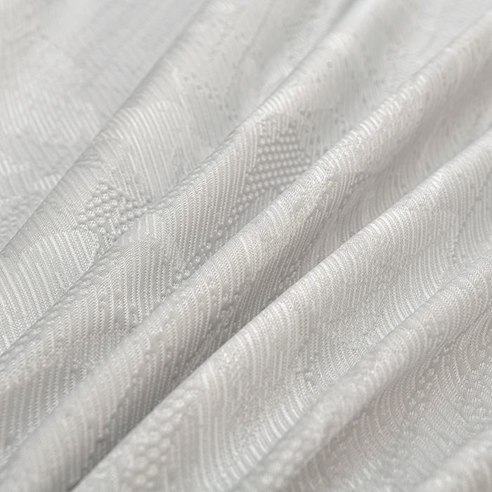 91家纺网 家纺一手货源 找家纺 绘萱家居 2026新款PE提花冰凉豆豆床裙款凉席席子凉席 春语佳人-灰