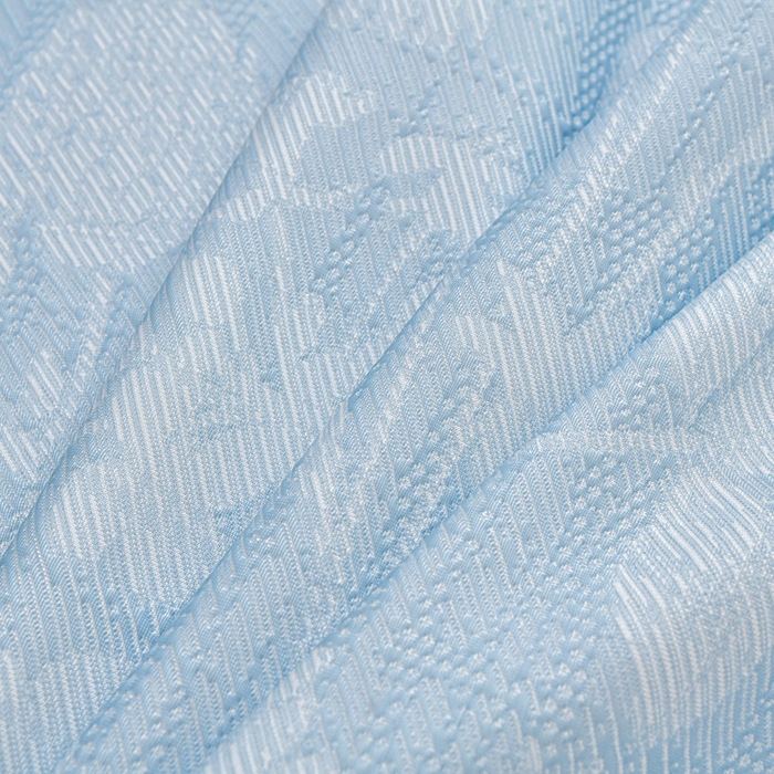 91家纺网 家纺一手货源 找家纺 绘萱家居 2026新款PE提花冰凉豆豆床裙款凉席席子凉席 春语佳人-蓝